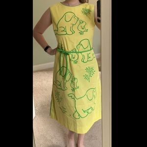 Vintage Printed Dress